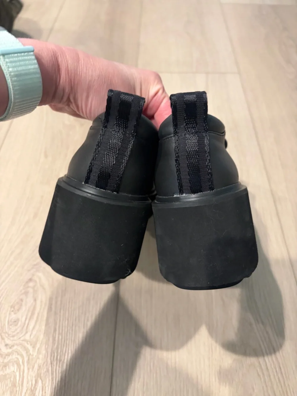 New Black Platform Tassel Loafers